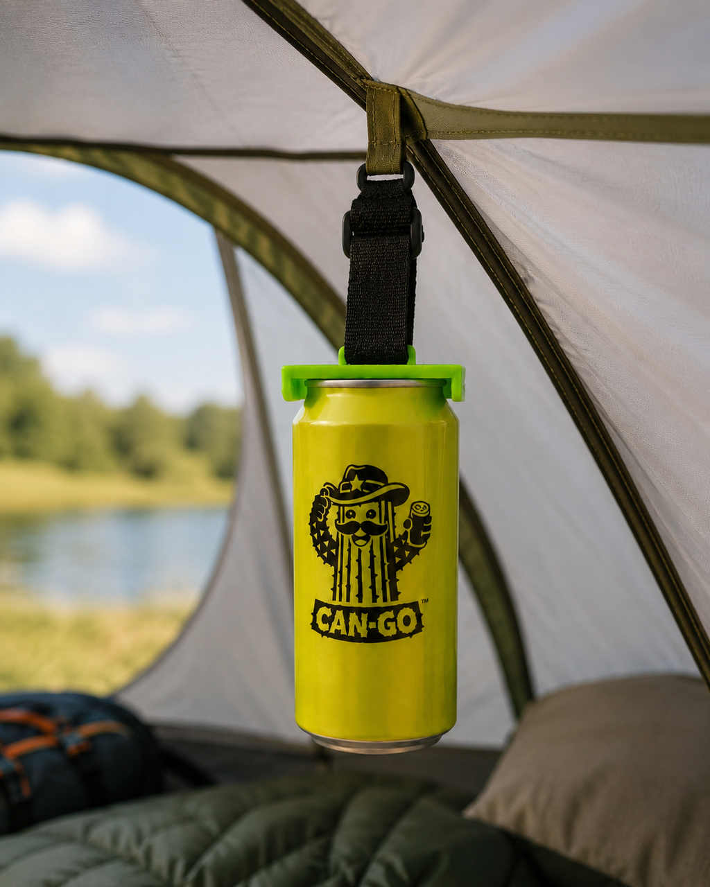 Can-Go Holster™ – Universal Strap-On Can Holder
